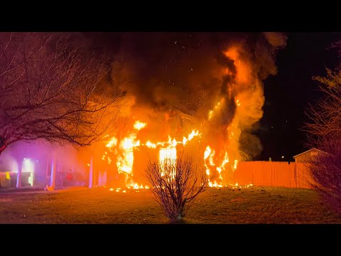 PRE ARRIVAL FULLY INVOLVED STRUCTURE FIRE Lakewood New Jersey 12/14/23
