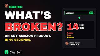 What's Broken On This Amazon Product? Claude Found It In 60 Seconds. screenshot 4
