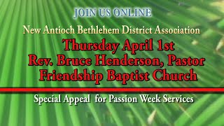 NABD PASSION WEEK Rev Bruce Henderson Thursday 040121