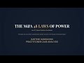 The M&A Power Playbook : Law 01