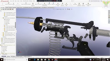 CIM Design solution Gun Design in Solidworks with File or AR15 design in Solidworks with Files