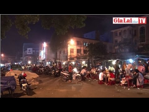 Video Khám phá chợ đêm Pleiku - TinGiaLai.com - youtube