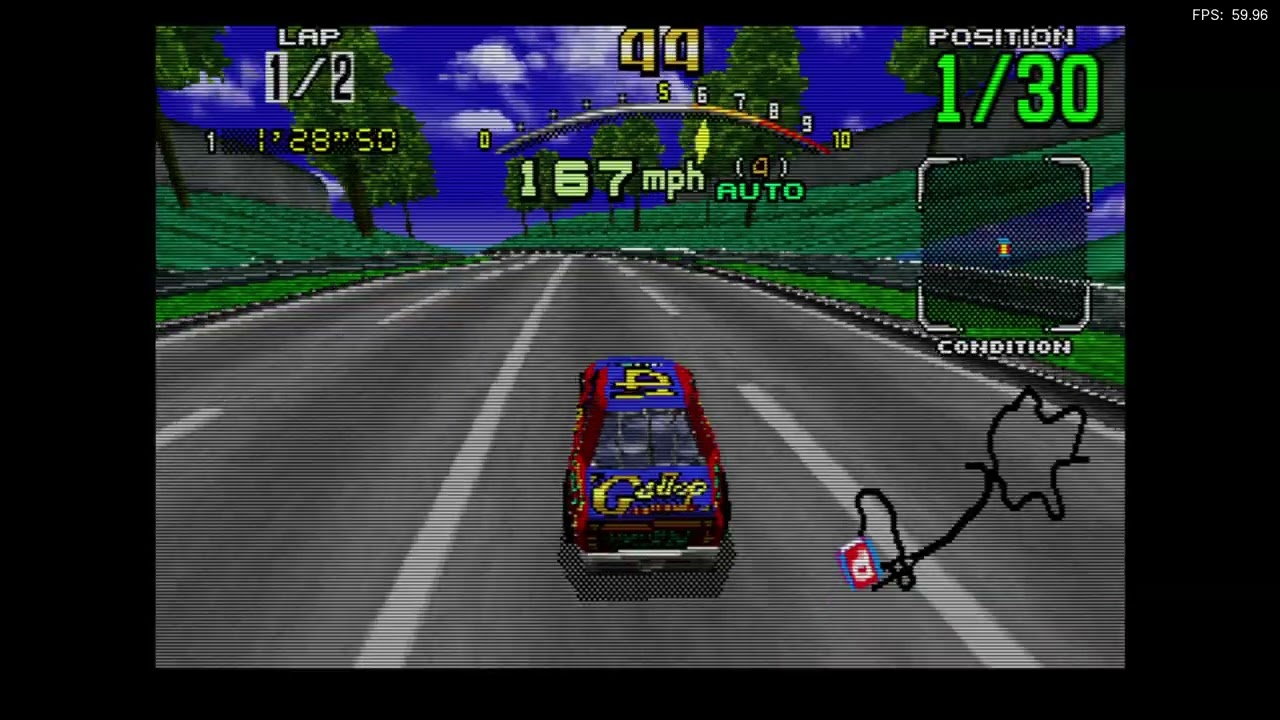 Daytona USA - Expert 3'28'84 - Saturn Arcade Mode Automatic