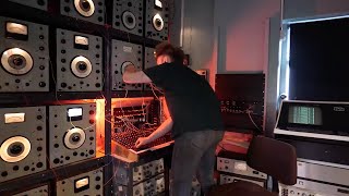 Sorting Out The Studio Control Room At The Museum