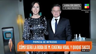💍 Cómo será la boda de María Eugenia Vidal y Quique Sacco