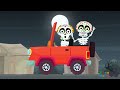 Cuento - LAS CALAVERAS CHUMBALA CACHUMBALA - Cuando el Reloj Marca Las 12 - Pasean en Coche - PAG 13