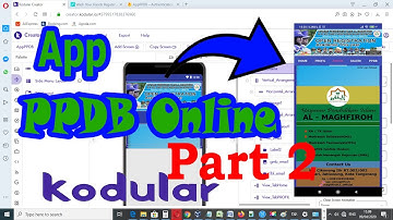 Membuat Aplikasi PPDB Online di Kodular |Part 2