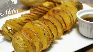 Firinda Spiral Patates tarifi# Kartoffeln im Ofen