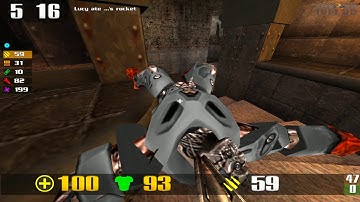 Quake 3 CPMA: Cybrema Commander,  Arena, DM5, Default settings 1.32, No tweaks, Fin