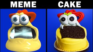 Pizza Tower Meme but it's Cake Resimi