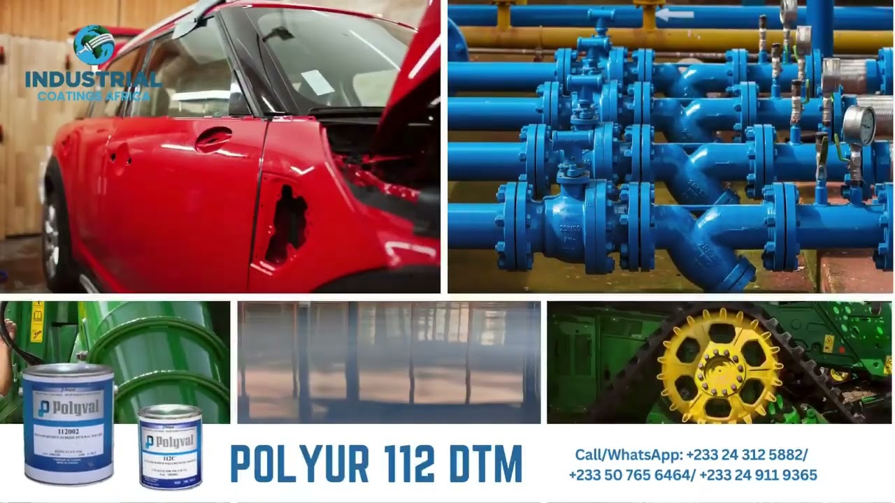 Polyur 112 DTM Direct-to-Metal, Industrial Anti-Corrosion Marine Paint