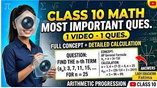 CBSE NCERT MATH ClASS 10 exercise 5.2 question 3 ( i & ii)
