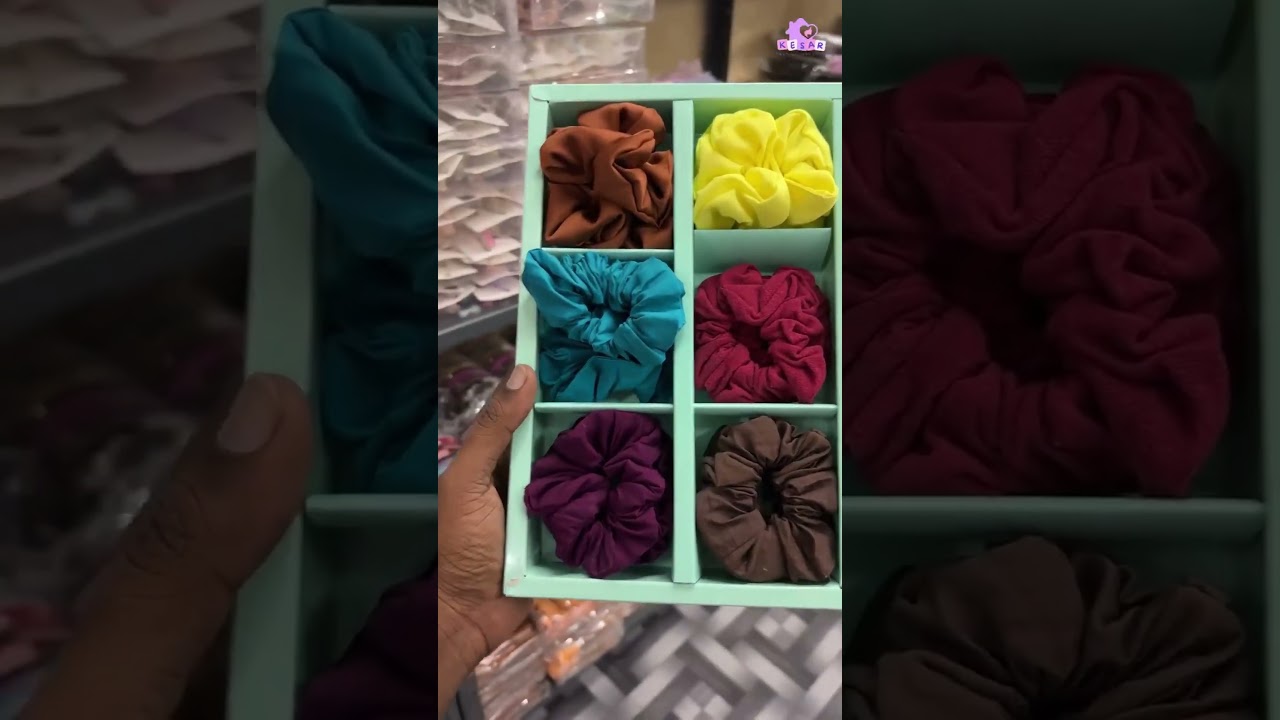 All types of scrunchies that you'll find nowhere 🔥✨