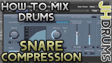 Snare Drum Compression - How To Mix Drums (Part 7)  | by JHDrums