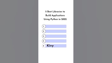TOP 5 GUI Python Libraries #shorts