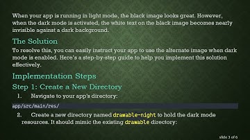 How to Use a Different Image for Dark Mode on Android Apps