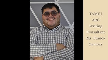 Graduate Writing Consultant Introduction - TAMIU ARC