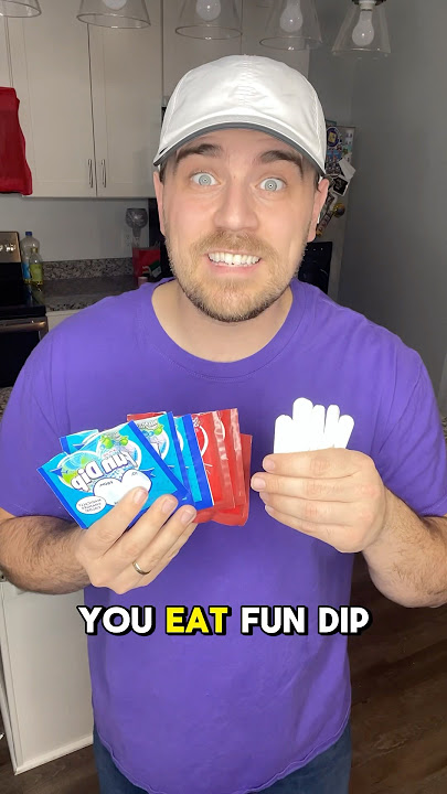 How to eat fun dip!  #shorts