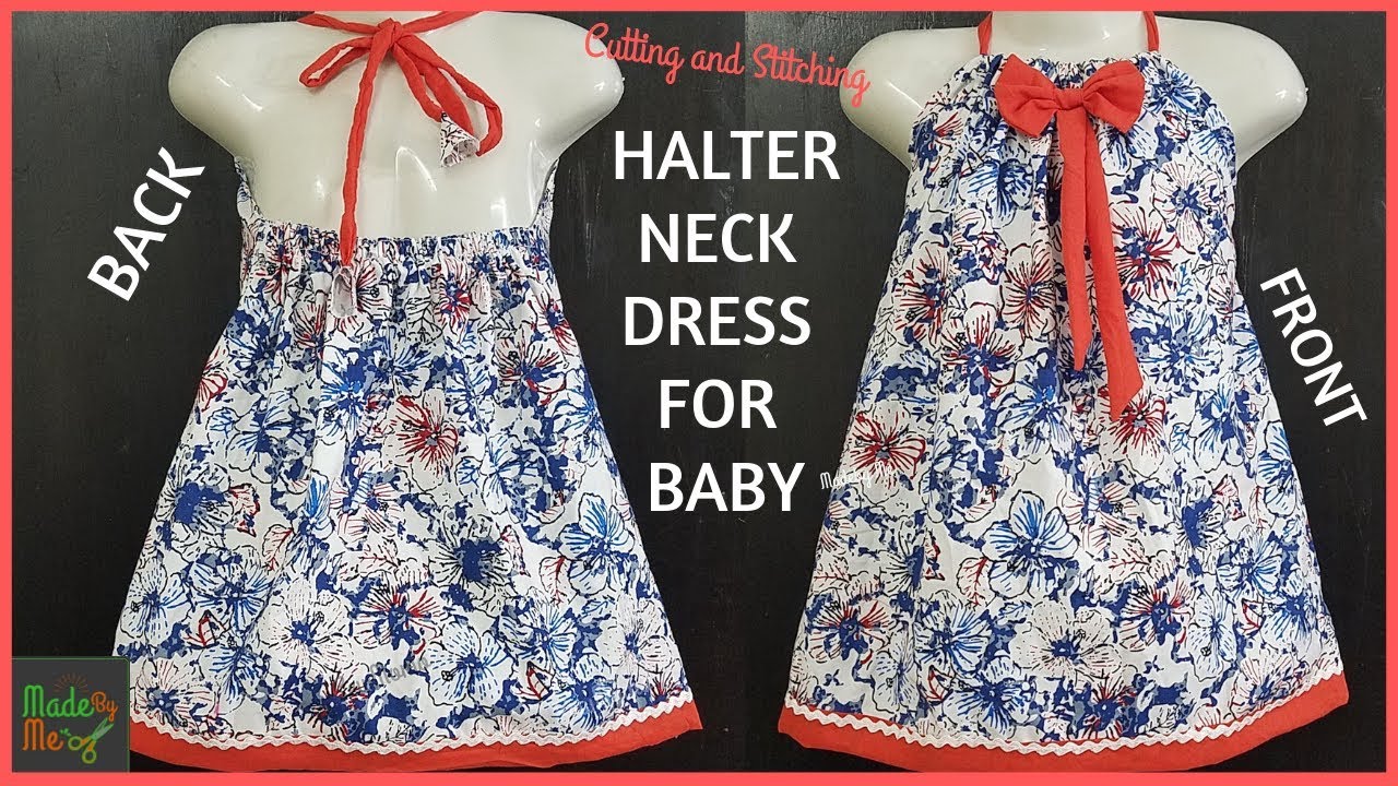 halter neck frock