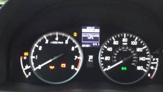 2013 Acura RDX B1 Oil Life reset