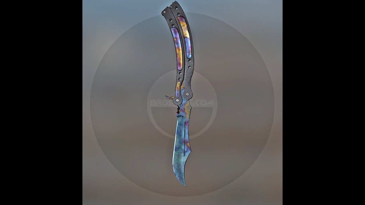 Кейс с ножом бабочкой. Нож Блю гем КС го. Butterfly Knife Case hardened Blue Gem. Нож бабочка Blue Gem. Нож бабочка поверхностная закалка Blue Gem.