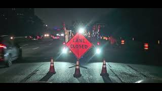 11/02/25 set up. Close lanes 4-5 on nb805 from Murray Ridge to SR163 