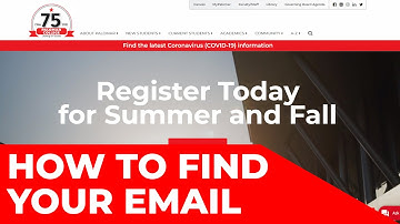 How to find your Palomar College student email