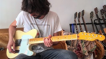 Haze 67 Germanium fuzz with Fender Telecaster by Bravacaster with ReWind pickups 51nocaster model