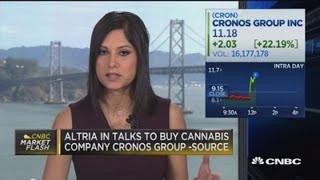 Altria in talks to buy cannabis company Cronos Group