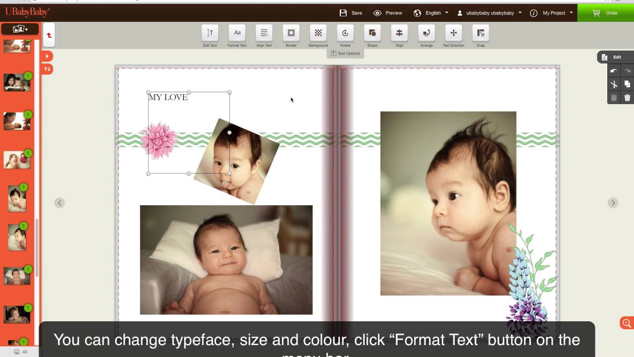 07 Insert text YouTube 07 Insert text YouTube