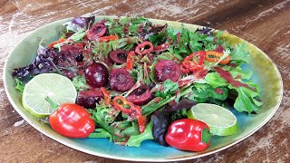 Paulie's Cherry Lime Vinaigrette | Salad Dressing Recipe