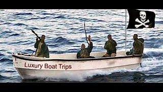 Somali Pirates Vs Ship's Private Security Guards. / Сомалийские Пираты Vs Частные Охранники Корабля.