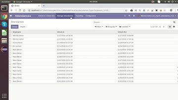 Import Attendance From CSV Odoo, Import Attendance From excel Odoo