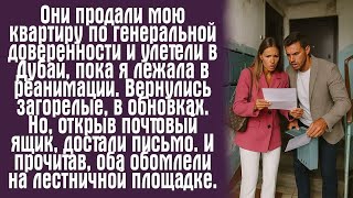 видео: Они продали мою квартиру по генеральной доверенности и улетели в Дубай, пока я лежала в реанимации.. картинка: Они продали мою квартиру по генеральной доверенности и улетели в Дубай, пока я лежала в реанимации..