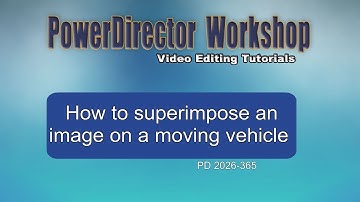 How to superimpose an image on a moving vehicle