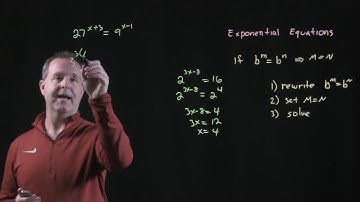 Solving Exponential Equations 1