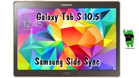 Samsung SideSync - Mirroring Your Phone to Your Tablet