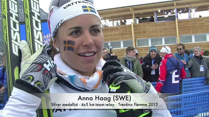 Fiemme 2013 - Anna Haag talks about the Swedish si...