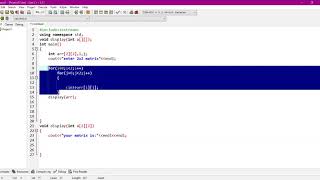 How to pass 2D array to a function