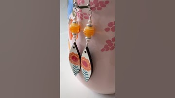 Sublimation earring diy