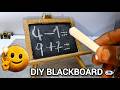 How I Made a Mini Blackboard at Home 🧑🏫✏️ | DIY Creative Project