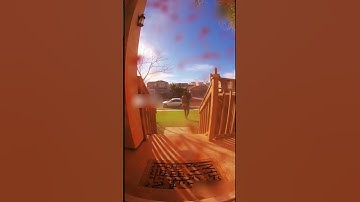 Failed Thief Runs… Right Into Karma!#RingDoorbell #PackageThiefFail #PaintExplosion #FunnyFails