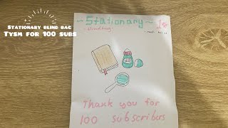 Stationary blind bag.|Tysm for 100 subs|kuromi cookie 🍪