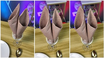 SYMPHONY DESIGN NAPKIN FOLDING