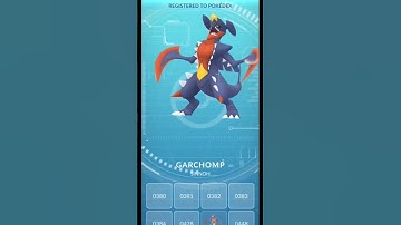 Mega Garchomp raid 😳 #pokemongo #shorts