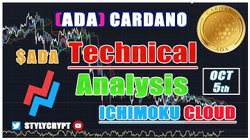 👻  ADA CARDANO 5 OCTOBER  $ADA Technical Analysis - price prediction - How to use Ichimoku Cloud