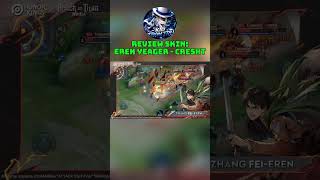 REVIEW SKIN : ERIN YEAGER x CRESHT #lienquanmobile #lienquan #liênquânmobile #aov #rov