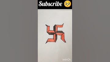 easy and unique 3D illusion art video 61/ #drawing #trending #shorts
