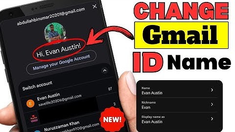 How to Change Gmail ID or Google Account Name Easily in 2025