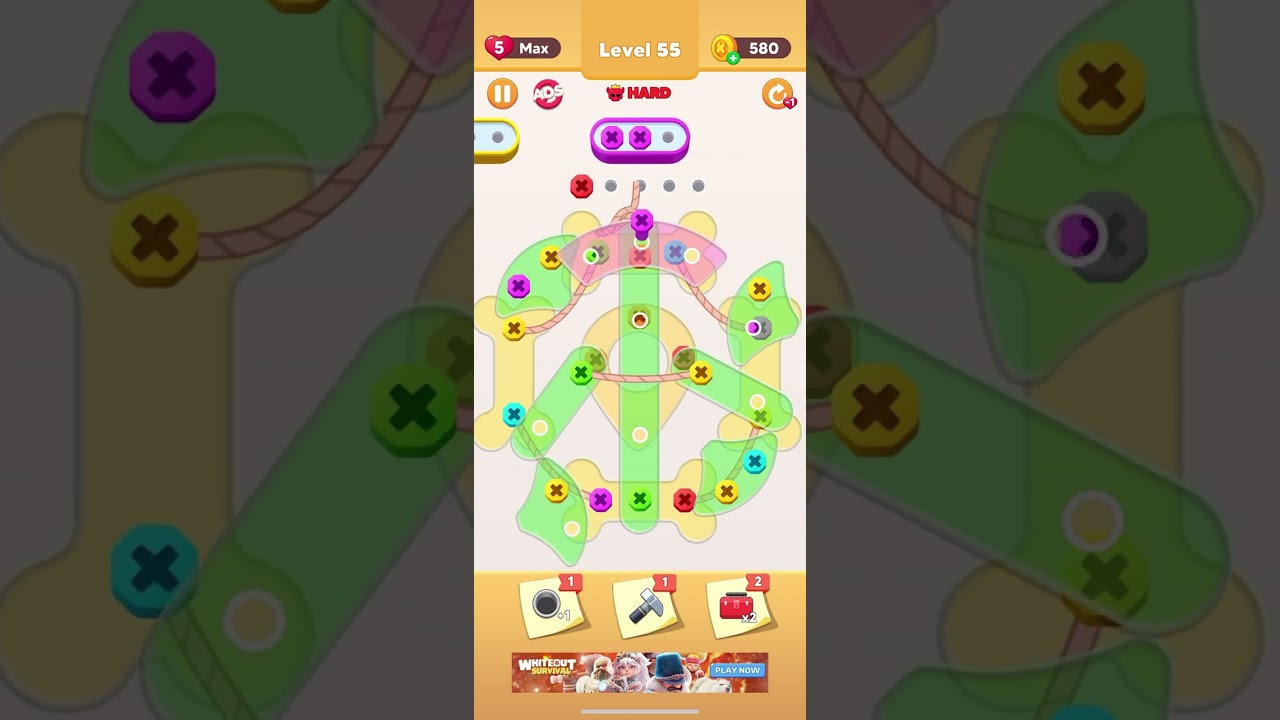 Screw Pin | Level 51 - 60 | Game Walkthrough